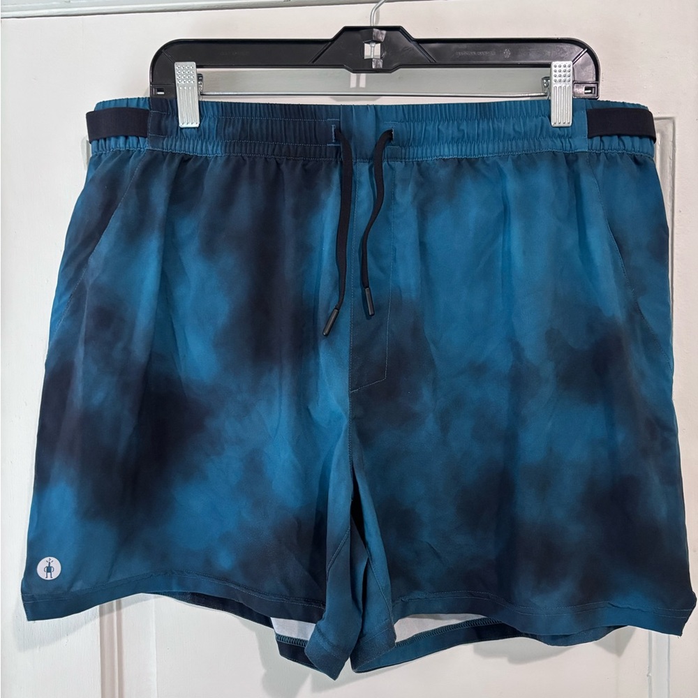 Smartwool 5” Blue Running Shorts